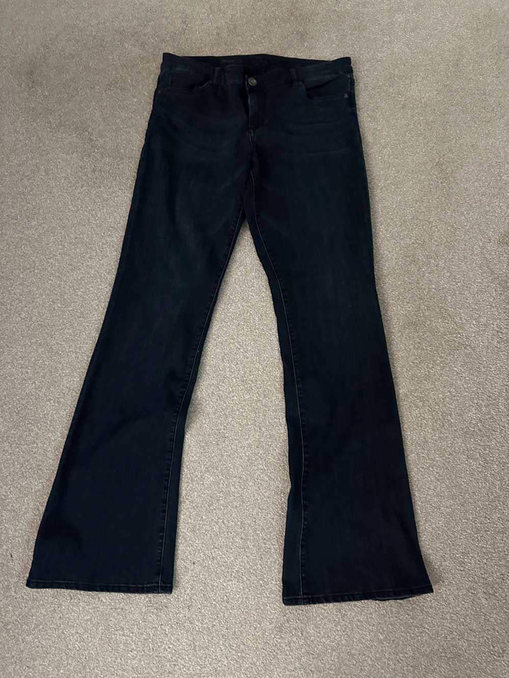 Kut from the Kloth Dark Blue Wash Baby Boot Cut Jeans